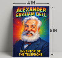 Alexander Graham Bell Inventor of the Telephone Poster PosterGoat