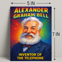 Alexander Graham Bell Inventor of the Telephone Poster PosterGoat