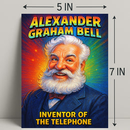 Alexander Graham Bell Inventor of the Telephone Poster PosterGoat