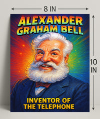 Alexander Graham Bell Inventor of the Telephone Poster PosterGoat