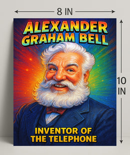 Alexander Graham Bell Inventor of the Telephone Poster PosterGoat