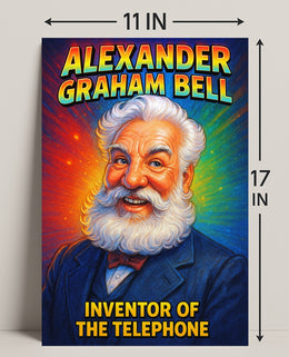 Alexander Graham Bell Inventor of the Telephone Poster PosterGoat