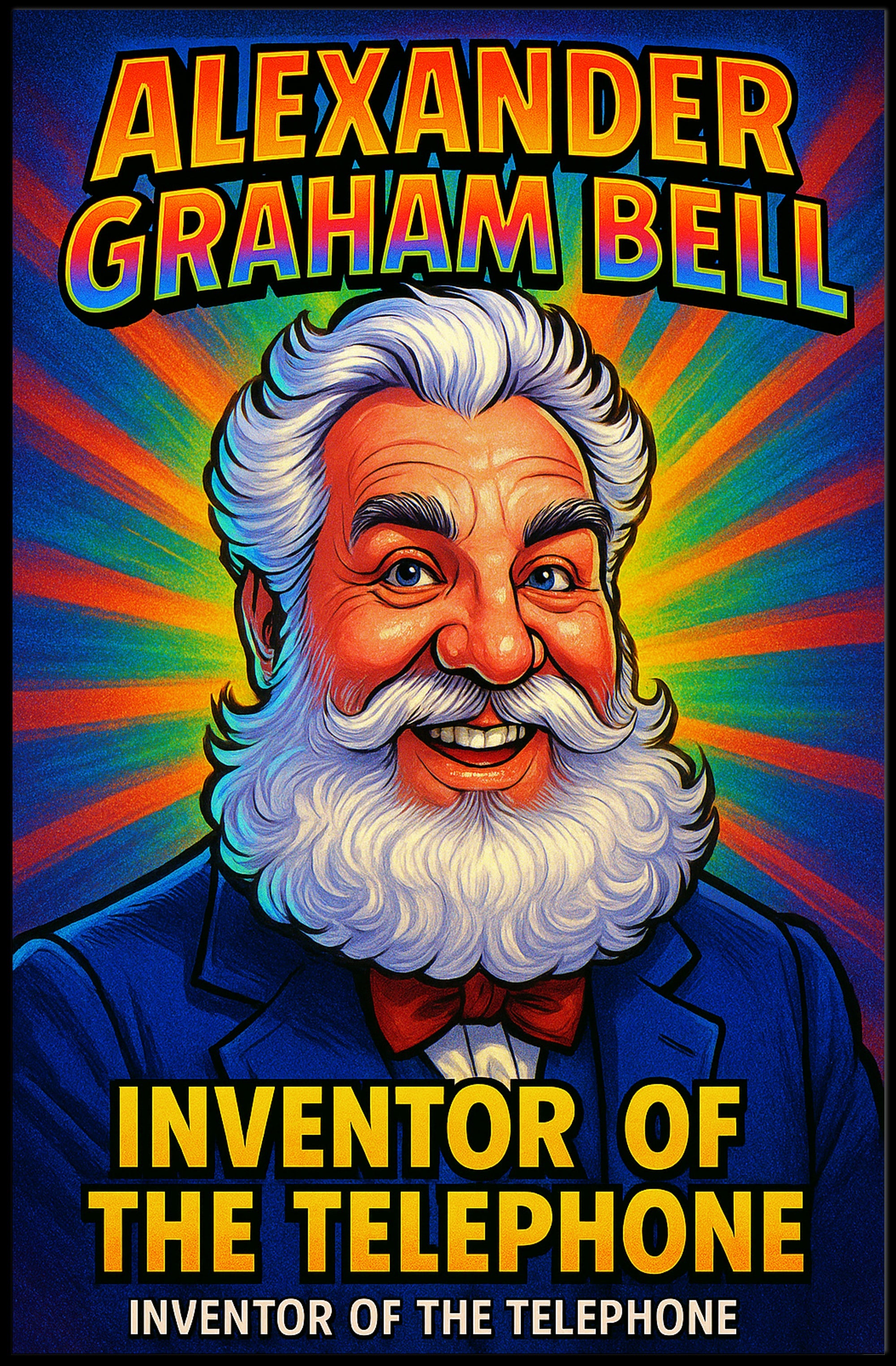 Alexander Graham Bell Inventor of the Telephone Poster PosterGoat