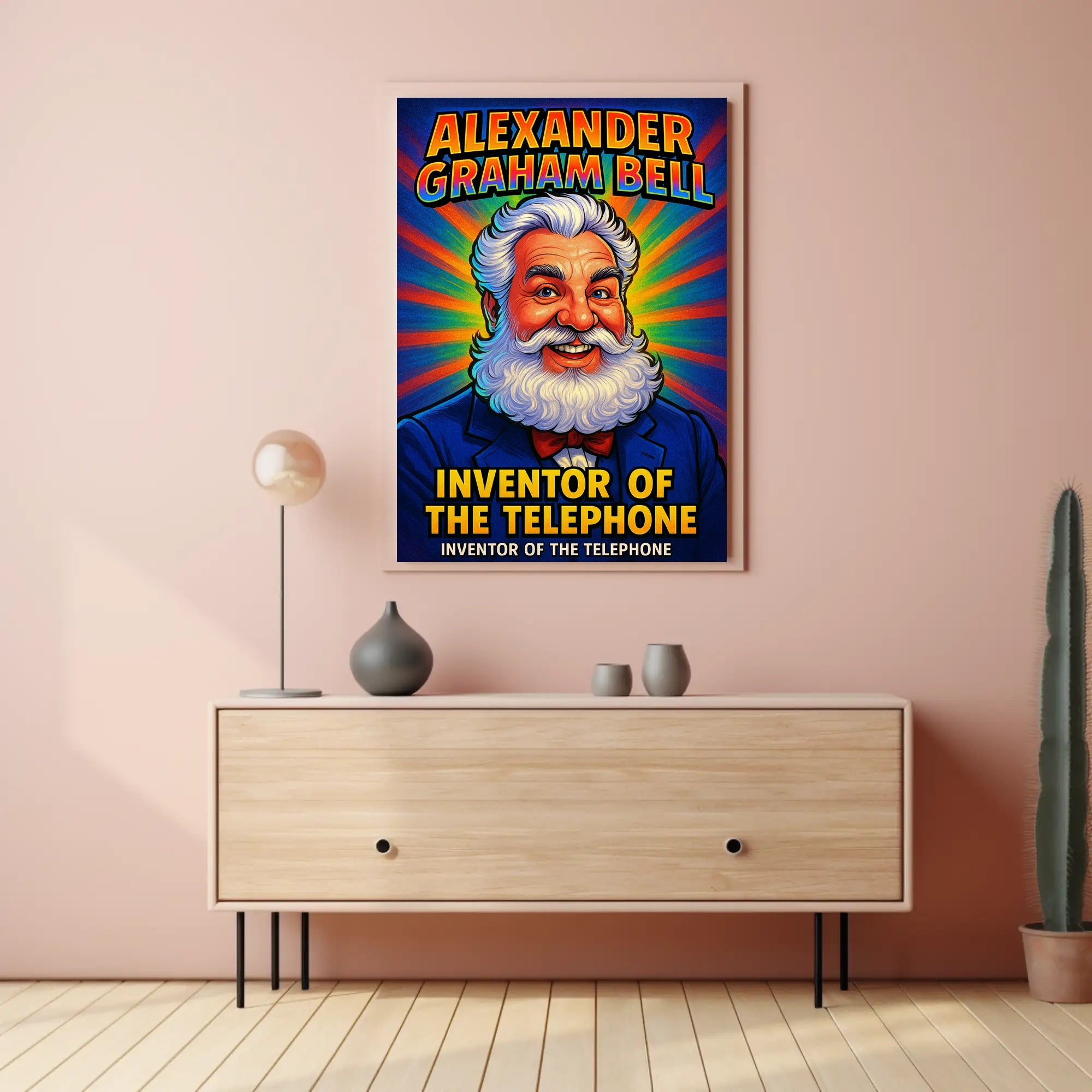 Alexander Graham Bell Inventor of the Telephone Poster PosterGoat