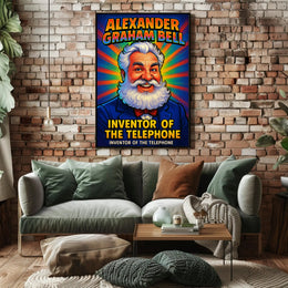 Alexander Graham Bell Inventor of the Telephone Poster PosterGoat
