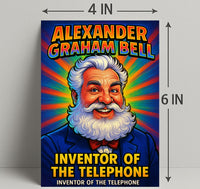 Alexander Graham Bell Inventor of the Telephone Poster PosterGoat