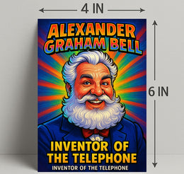 Alexander Graham Bell Inventor of the Telephone Poster PosterGoat
