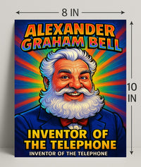 Alexander Graham Bell Inventor of the Telephone Poster PosterGoat