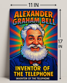 Alexander Graham Bell Inventor of the Telephone Poster PosterGoat