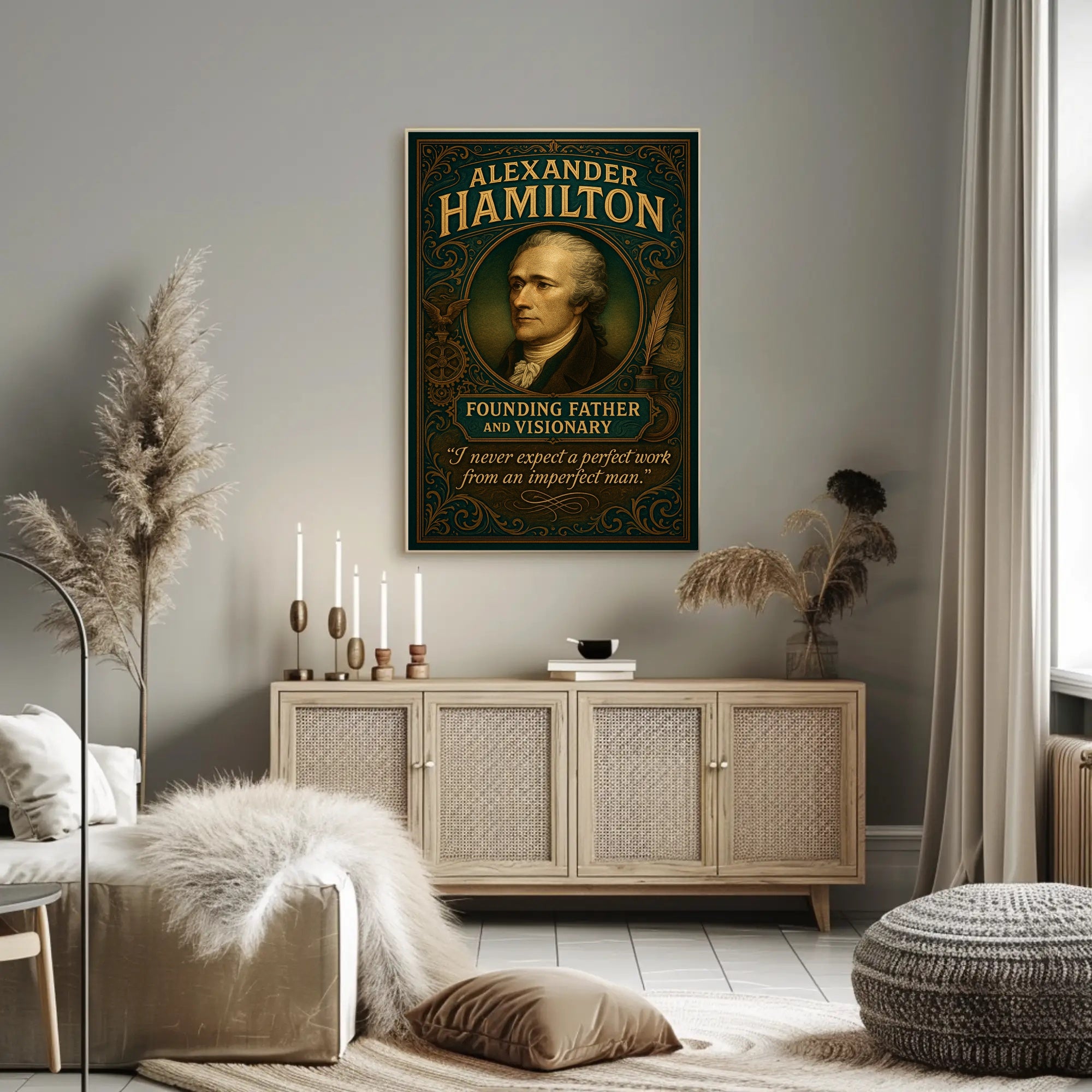 Alexander Hamilton Founding Father Poster PosterGoat
