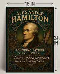 Alexander Hamilton Founding Father Poster PosterGoat