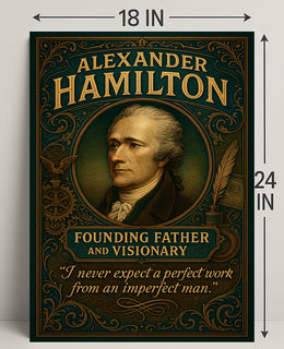 Alexander Hamilton Founding Father Poster PosterGoat