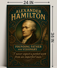 Alexander Hamilton Founding Father Poster PosterGoat