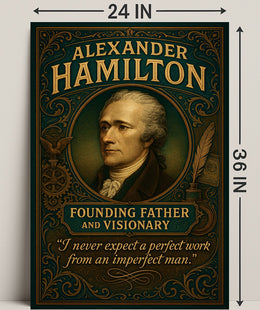 Alexander Hamilton Founding Father Poster PosterGoat