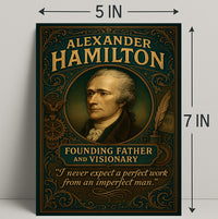 Alexander Hamilton Founding Father Poster PosterGoat