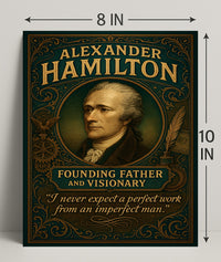 Alexander Hamilton Founding Father Poster PosterGoat
