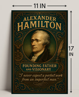 Alexander Hamilton Founding Father Poster PosterGoat