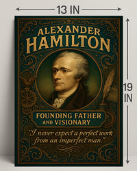 Alexander Hamilton Founding Father Poster PosterGoat