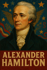 Alexander Hamilton Vintage American Historical Poster PosterGoat