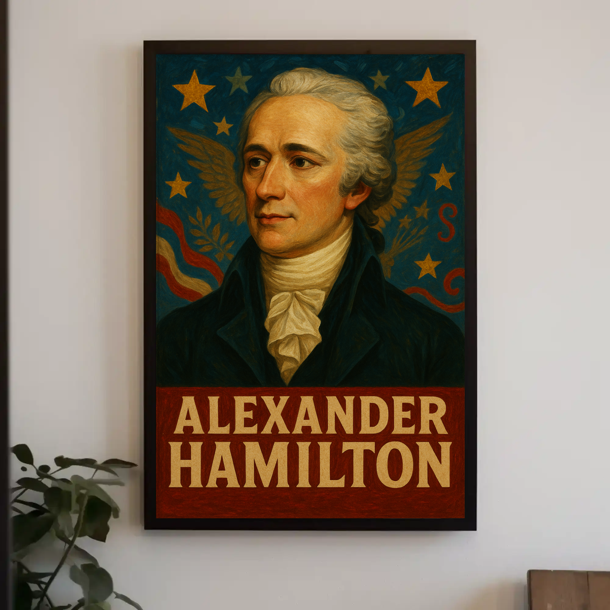 Alexander Hamilton Vintage American Historical Poster PosterGoat