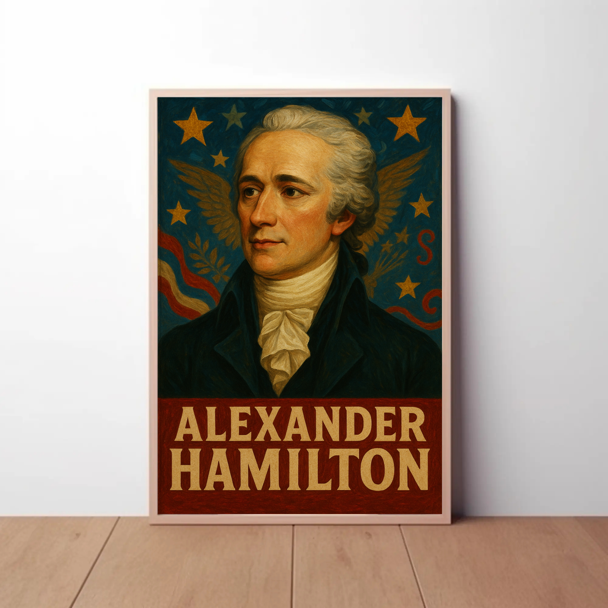 Alexander Hamilton Vintage American Historical Poster PosterGoat