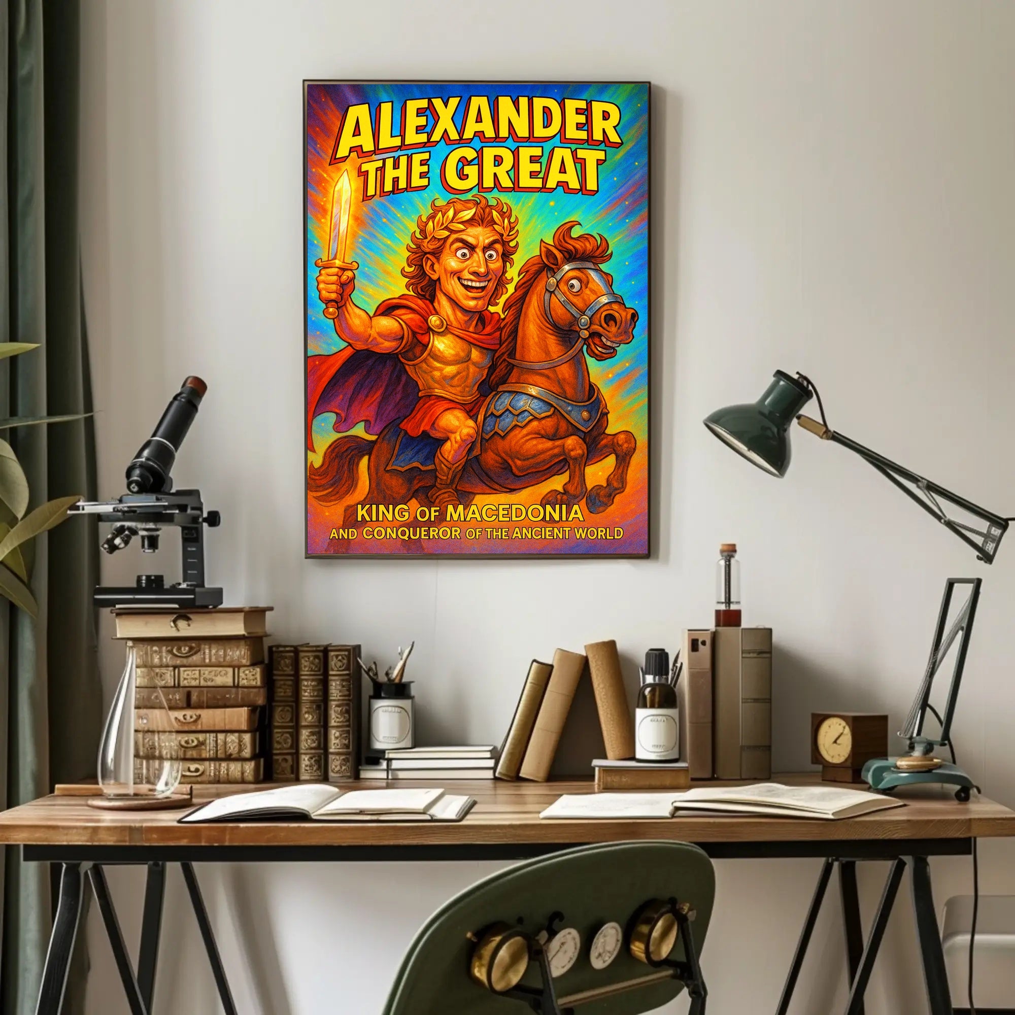 Alexander the Great King of Macedonia Poster PosterGoat