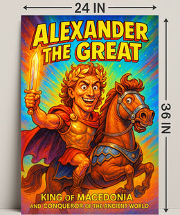 Alexander the Great King of Macedonia Poster PosterGoat
