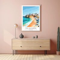 Algarve Coastal Bliss: Beach Vacation Poster PosterGoat
