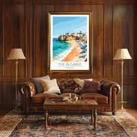 Algarve Coastal Bliss: Beach Vacation Poster PosterGoat