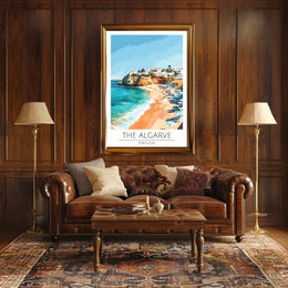 Algarve Coastal Bliss: Beach Vacation Poster PosterGoat