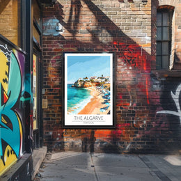 Algarve Coastal Bliss: Beach Vacation Poster PosterGoat