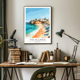 Algarve Coastal Bliss: Beach Vacation Poster PosterGoat
