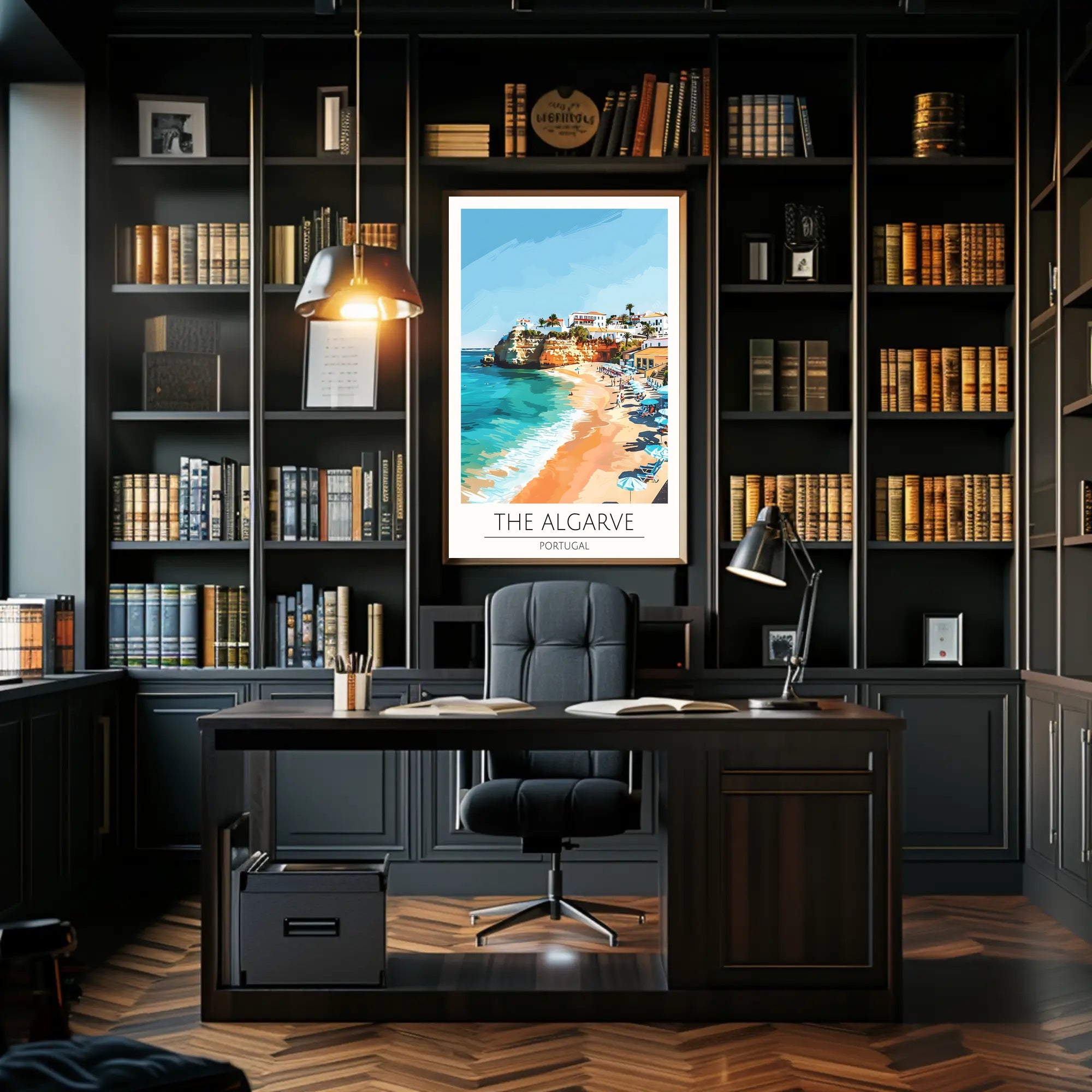 Algarve Coastal Bliss: Beach Vacation Poster PosterGoat