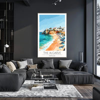 Algarve Coastal Bliss: Beach Vacation Poster PosterGoat