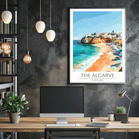 Algarve Coastal Bliss: Beach Vacation Poster PosterGoat