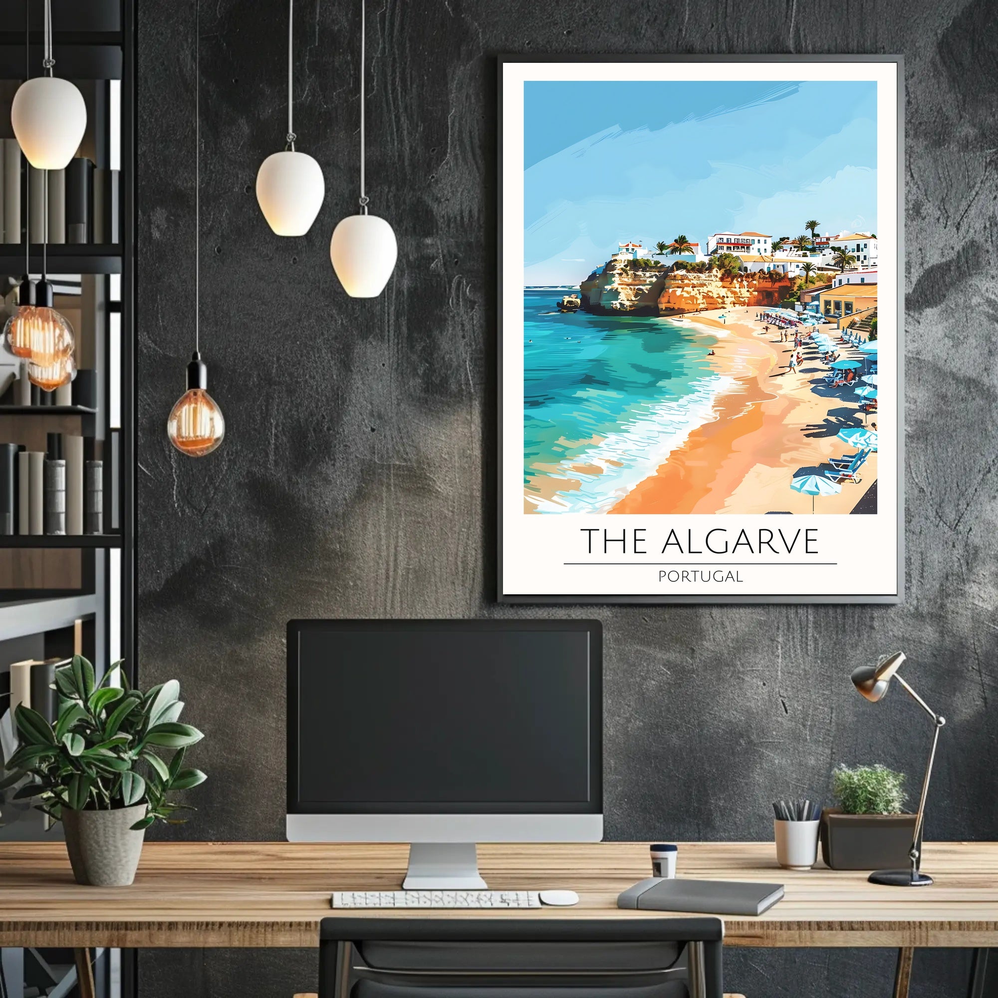 Algarve Coastal Bliss: Beach Vacation Poster PosterGoat
