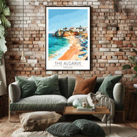 Algarve Coastal Bliss: Beach Vacation Poster PosterGoat