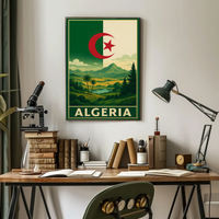 Algeria's Natural Beauty Vintage Travel Poster PosterGoat