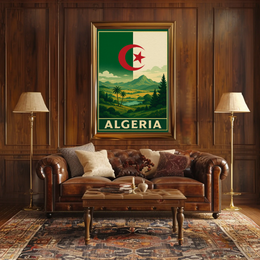 Algeria's Natural Beauty Vintage Travel Poster PosterGoat