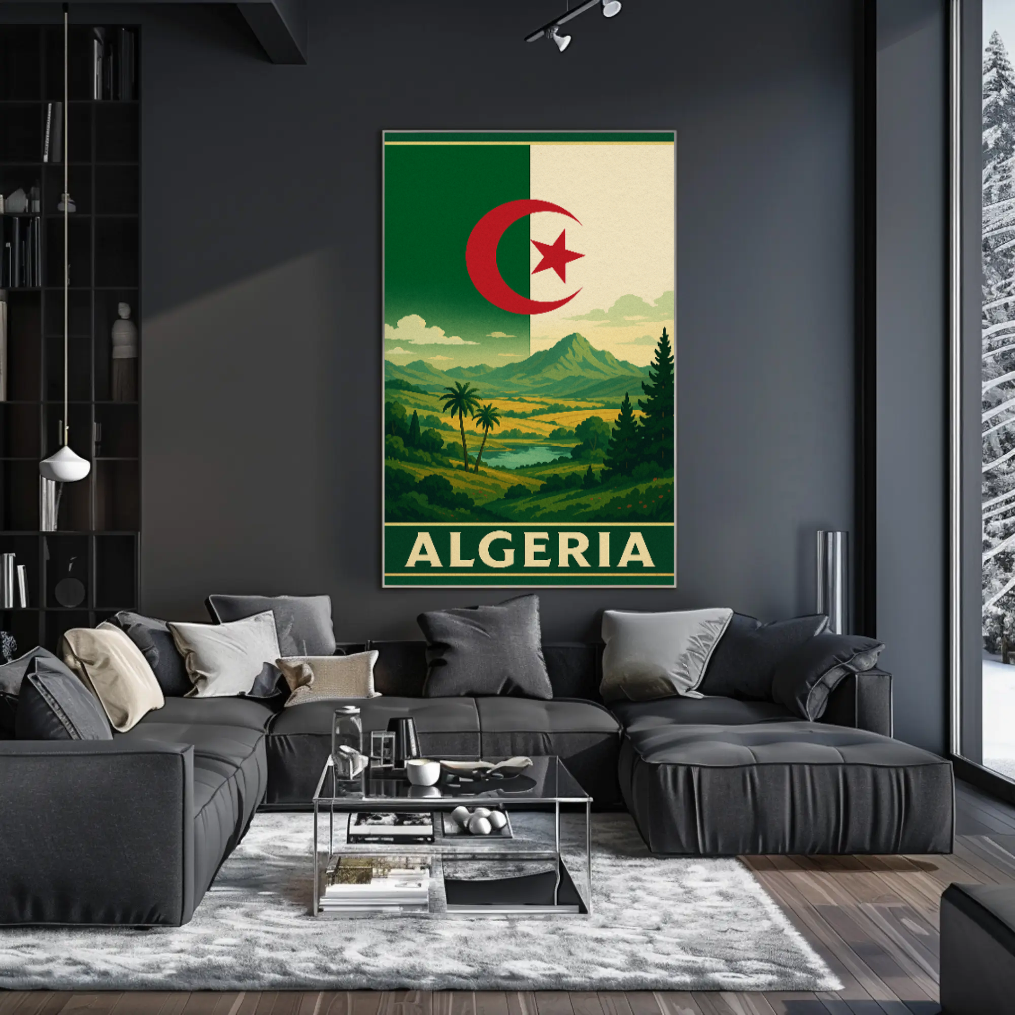 Algeria's Natural Beauty Vintage Travel Poster PosterGoat