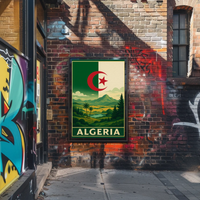 Algeria's Natural Beauty Vintage Travel Poster PosterGoat