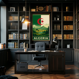 Algeria's Natural Beauty Vintage Travel Poster PosterGoat