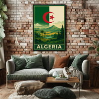 Algeria's Natural Beauty Vintage Travel Poster PosterGoat