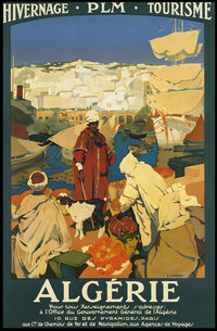 Algerian Winter Tourism Vintage Art Deco Travel Poster PosterGoat