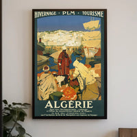 Algerian Winter Tourism Vintage Art Deco Travel Poster PosterGoat
