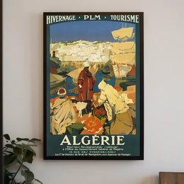 Algerian Winter Tourism Vintage Art Deco Travel Poster PosterGoat