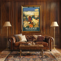 Algerian Winter Tourism Vintage Art Deco Travel Poster PosterGoat