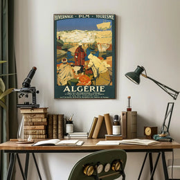 Algerian Winter Tourism Vintage Art Deco Travel Poster PosterGoat