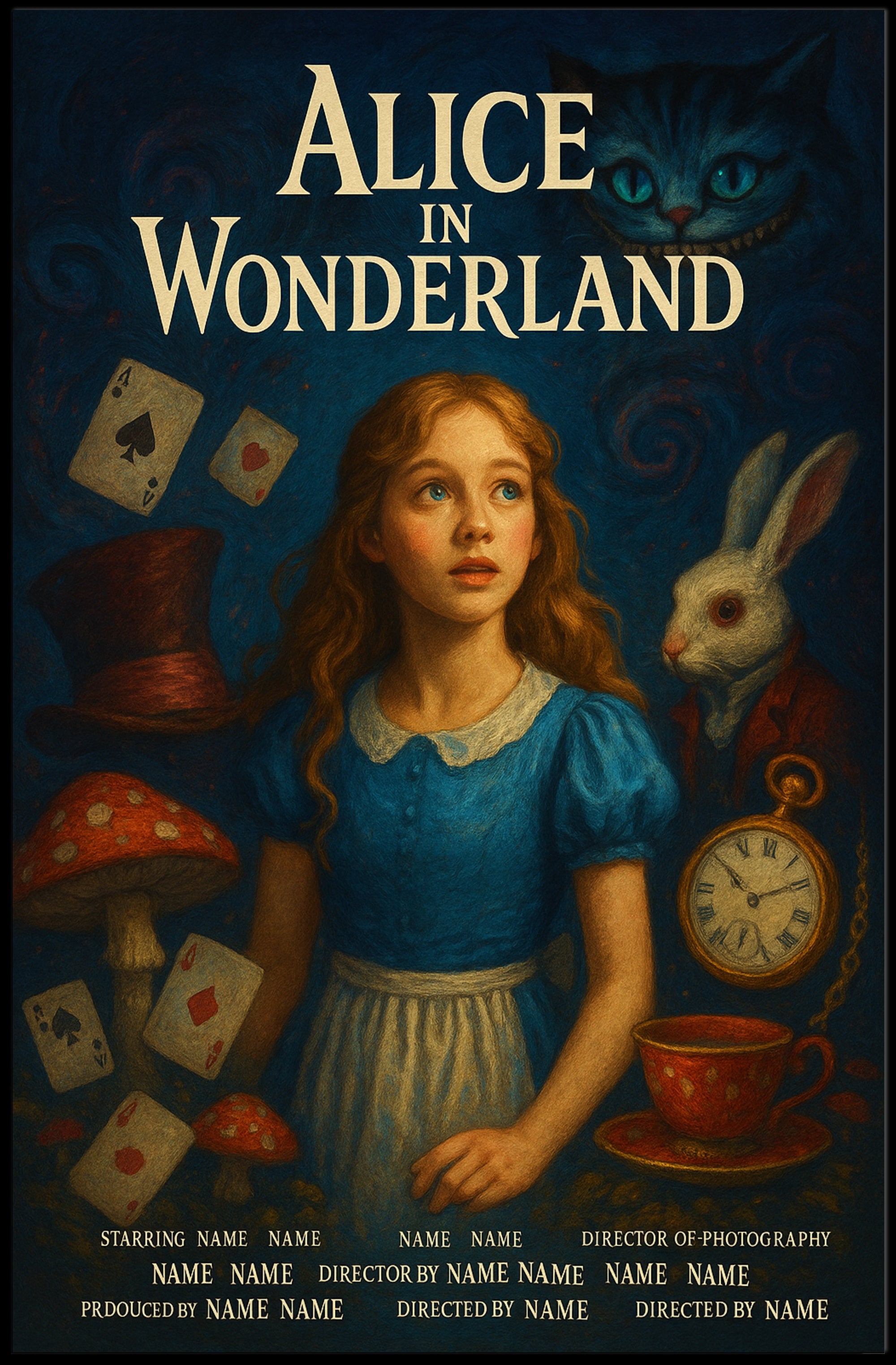 Alice in Wonderland Poster PosterGoat