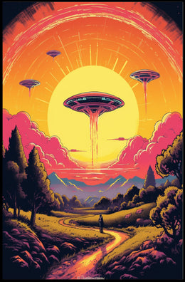 Alien Dawn Poster PosterGoat